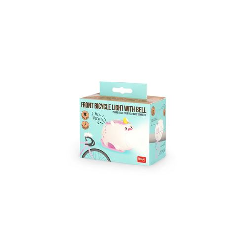 Legami Multicolore Phare Avant Rechargeable Avec Sonnette Pour Vélo Licorne