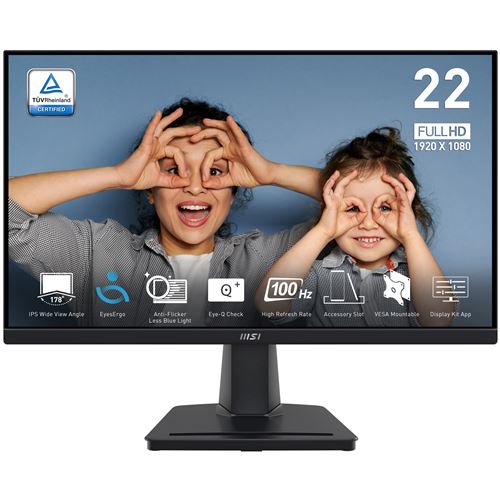 Ecran PC MSI PRO MP225V 21,45 Full HD