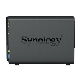 Synology Disk Station DS223 - Serveur NAS - 2 Baies - SATA 6Gb/s - RAID RAID 0, 1, JBOD - RAM 2 Go - Gigabit Ethernet - iSCSI support