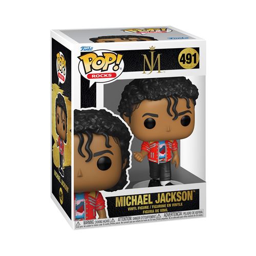 Figurine Funko Pop Rocks Michael Jackson Beat It - vue 1