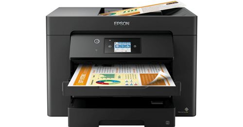 Imprimante multifonction Recto Verso A3 Epson WorkForce WF-7835 Noir - État correct Epson sur Fnac
