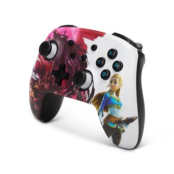 Manette sans fil améliorée PowerA pour Nintendo Switch Link Watercolor