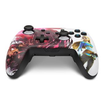 Manette sans fil améliorée PowerA pour Nintendo Switch Link Watercolor