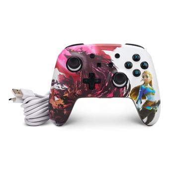 Manette sans fil améliorée PowerA pour Nintendo Switch Link Watercolor