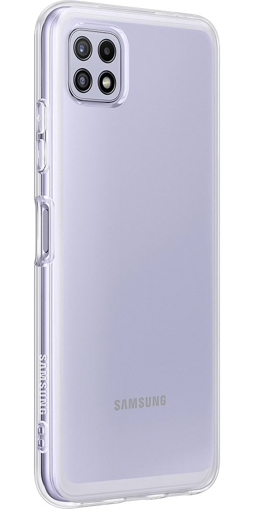 Housse en silicone pour Samsung Galaxy A22 5G Transparent
