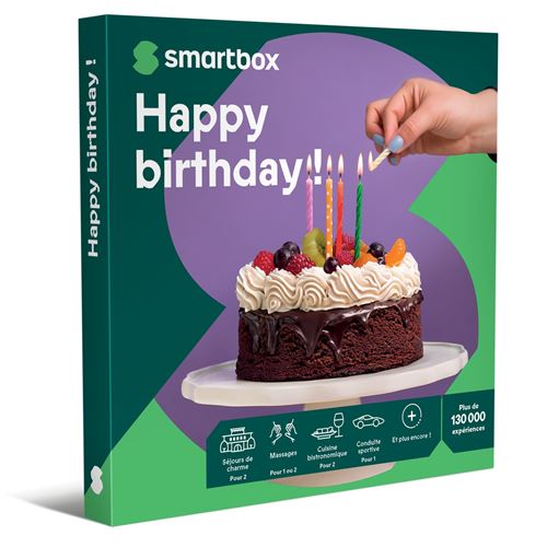 Coffret cadeau SmartBox Happy birthday !