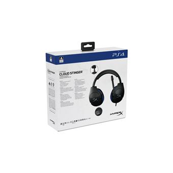 Casque circum-aural filaire HyperX Cloud Stinger pour PlayStation Noir et bleu