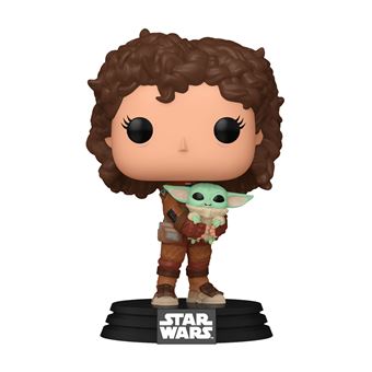 Figurine Funko Pop Star Wars The Mandalorian S9 Peli Motto with Grogu - 1
