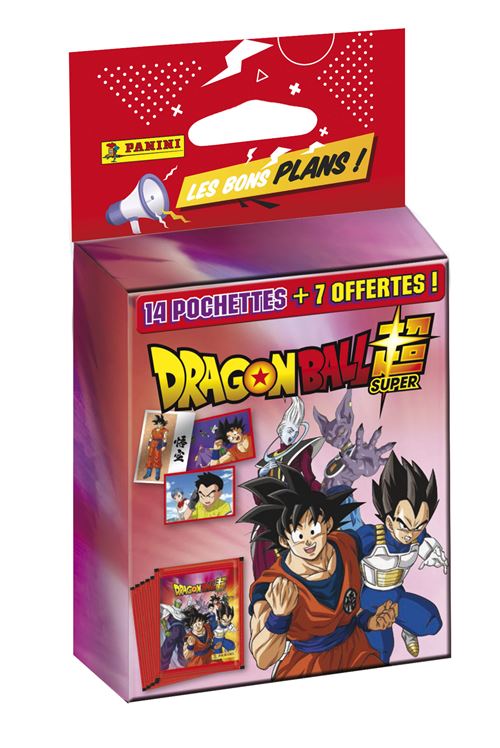 Blister de 21 pochettes Panini Dragon Ball Super 2 Les bons plans