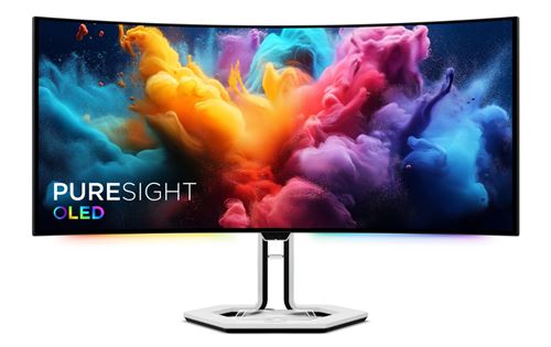 Ecran PC Gaming Lenovo Legion Pro 34WD-10 34 Incurvé 240 Hz UWQHD Noir corbeau