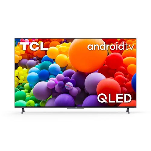 TCL 43C725 - 43 diagonale klasse (42.5 zichtbaar) - C725 Series led-achtergrondverlichting lcd-tv - QLED - Smart TV - Android TV - 4K UHD (2160p) 3840 x 2160 - HDR - direct brandende led, Quantum Dot - opgeruwd aluminium