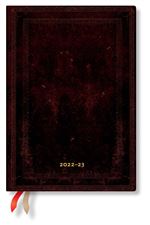 Agenda scolaire Paperblanks 2022 2023 semainier Noir Marocain Midi