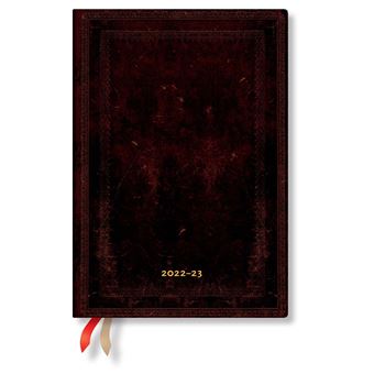 Agenda scolaire Paperblanks 2022 2023 semainier Noir Marocain Midi