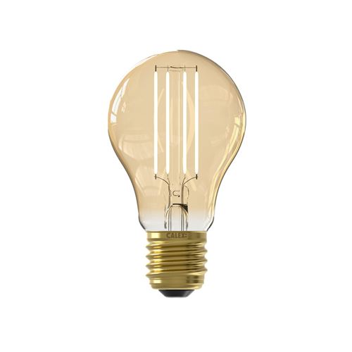 Ampoule LED connectée Calex Filament standard ambrée E27 Or