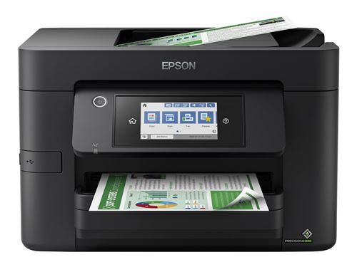 Epson WorkForce Pro WF-4820DWF - Imprimante multifonctions - couleur - jet d'encre - A4 (210 x 297 mm) (original) - A4/Legal (support) - jusqu'à 25 ppm (impression) - 250 feuilles - 33.6 Kbits/s - USB 2.0, LAN, Wi-Fi(n), hôte USB