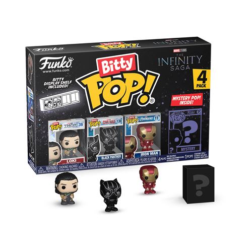 Pack 4 figurines Funko Bitty Pop Marvel Loki
