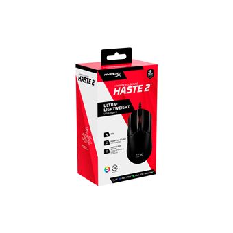 HyperX Pulsefire Haste 2 - Souris - optique - 6 boutons - filaire - noir