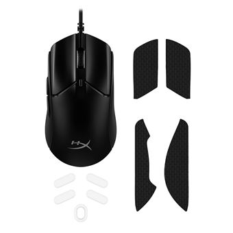 HyperX Pulsefire Haste 2 - Souris - optique - 6 boutons - filaire - noir