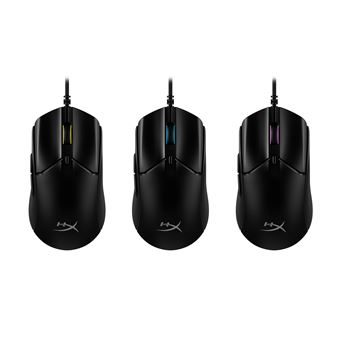 HyperX Pulsefire Haste 2 - Souris - optique - 6 boutons - filaire - noir