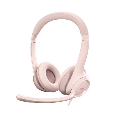 Casque PC Filaire Usb Logitech H390 Pour Ordinateur Rose