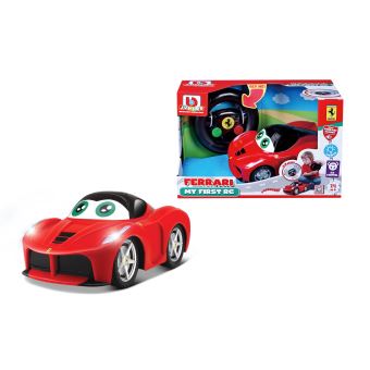 Voiture Télécommandée Ferrari Pour Bébé - Volant Gyroscopique Facile - Avec Lumières Et Sons - Dès 2 Ans