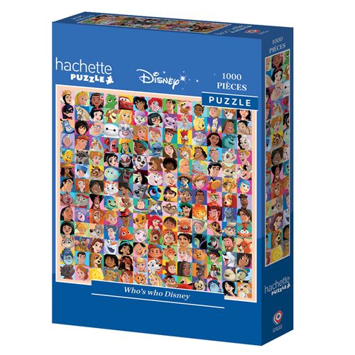 Puzzle 1000 Pièces Alize Carre Hachette Who'S Who Disney