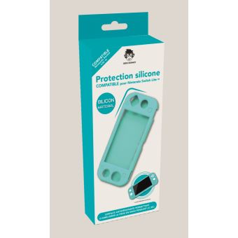 Etui en silicone Geek Monkeys pour Nintendo Switch Lite Turquoise