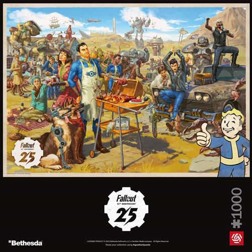 fallout フォールアウト 25周年記念 パズル 1000ピース Puzzle-1000-pieces-Fallout-