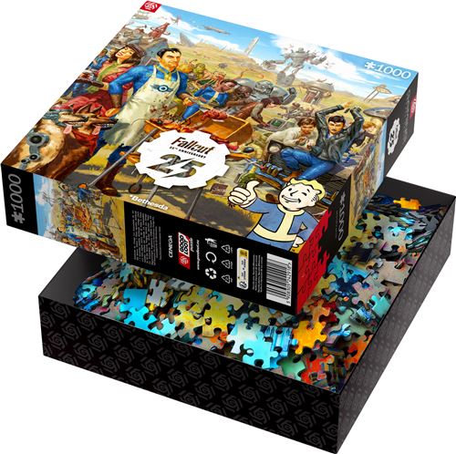 Puzzle 1000 pièces Fallout 25th Anniversary - Puzzle - Achat