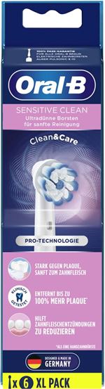 Tête de brosse Oral-B Sensitive Clean 6 pièces