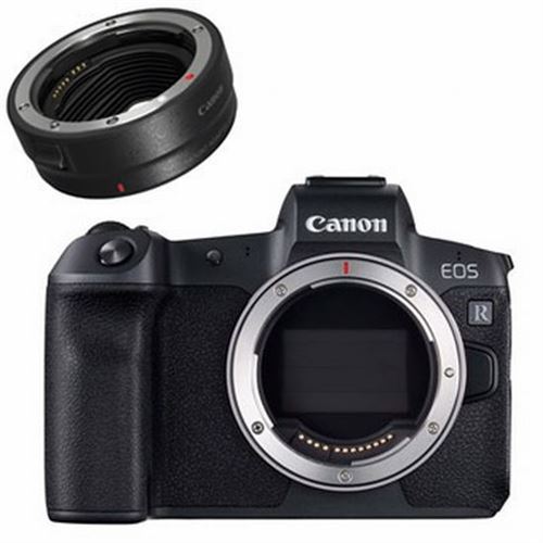 Hybride Canon EOS R Boîtier nu + Bague d’adaptation EF EOS R