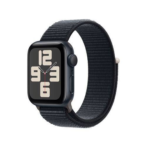 Apple Watch SE GPS 40mm Midnight Aluminium Case met Midnight Sport Loop