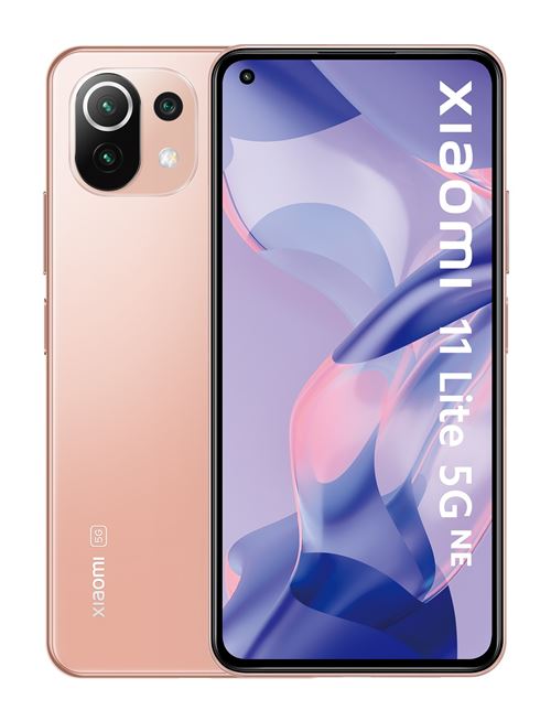 Smartphone Xiaomi 11 Lite 6,55 5G 128 Go Double SIM Rose Nouvelle Edition
