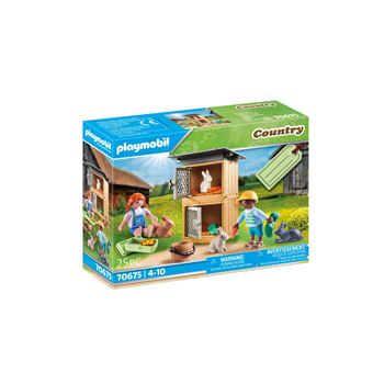 Playmobil 5123 Enclos à lapins et enfant - Accessoire poupée - Achat & prix