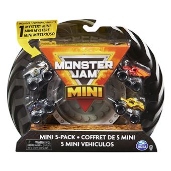 COFFRET 5 VEHICULES MINIS MONSTER JAM