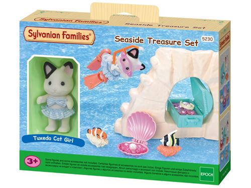 Playset Sylvanian Families Chasse au trésor aquatique et Figurine