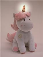 Peluche musicale et lumineuse Jemini Licorne