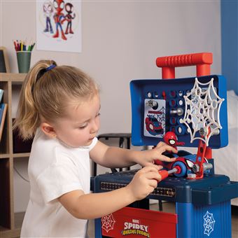 Atelier de bricolage Smoby Servante Spidey et ses amis extraordinaires