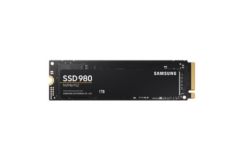 Disque SSD interne Samsung 980 MZ-V8V1T0BW NVMe M.2 PCIe 3.0 1 To Noir