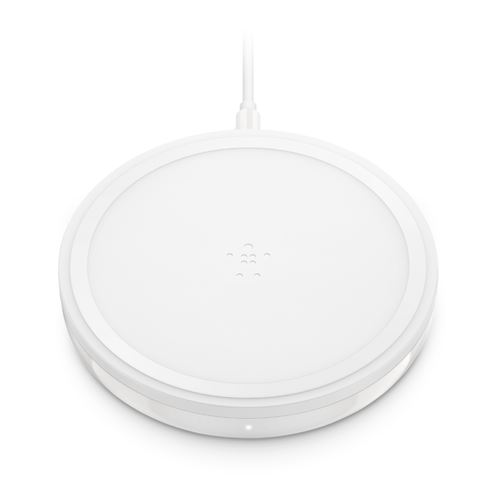 Chargeur à induction Belkin Boost Up Bold 10 W Blanc pour Apple, Samsung, LG et Sony