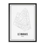 Affiche Wijck 50 x 70 cm Le Marais