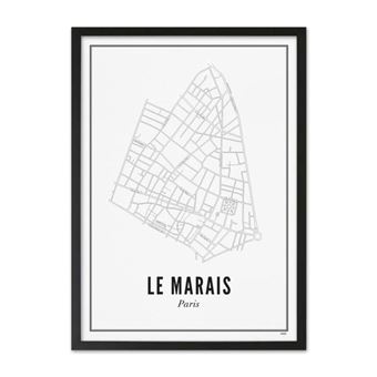 Affiche Wijck 50 x 70 cm Le Marais