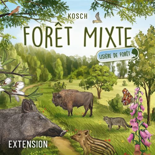 Jeu de stratégie Asmodee Forêt Mixte Extension Lisière de Forêt
