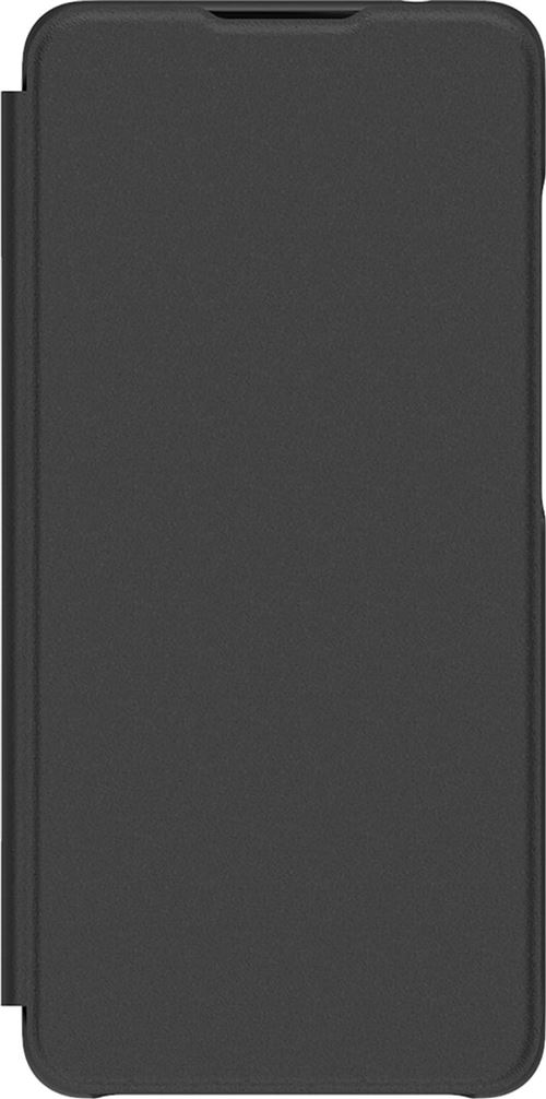 Samsung GP-FWA526AMA - Flip cover voor mobiele telefoon - polyurethaan, polycarbonaat - zwart - slank ontwerp - voor Galaxy A52