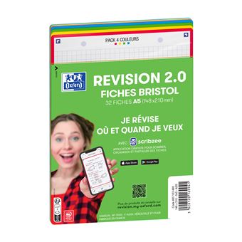 Fiches Bristol Oxford Revision 2.0 105x148 Np 32 Fiches S/film Q5