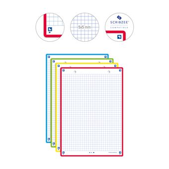 Pack de 32 Fiches de Révision Bristol 2.0 Oxford Q5 Format A5 Modèle aléatoire