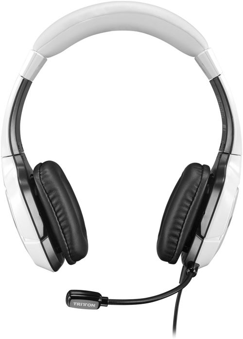 Casque micro filaire Tritton Kama+ Blanc pour PC et PS4
