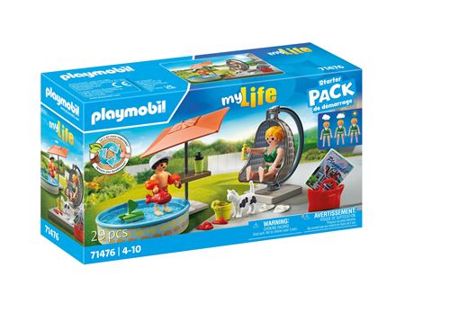 Plmb Playmobil Mylife 71476 Maman Et Enfant Avec Fauteuil Suspendu