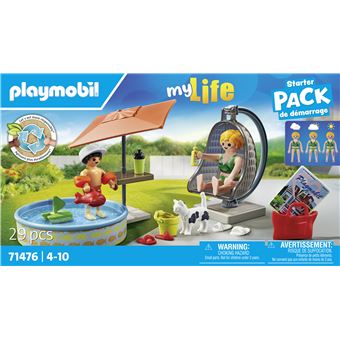 Playmobil MyLife 71476 Maman et enfant avec fauteuil suspendu