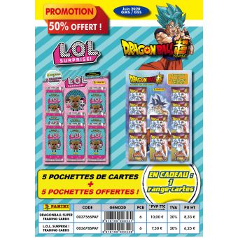 Jeu de cartes Panini L.O.L Pack 5 pochettes avec 5 pochettes offertes